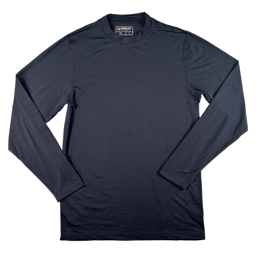 Magellan Outdoors Shirt Mens Large Long Sleeve Performance Base Layer Stretch